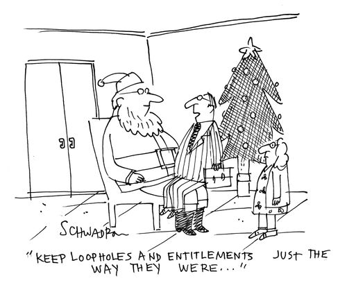'Keep loopholes and entitlements just the way they were...'