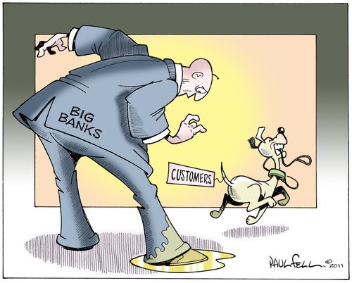Customers Departing from Big Banks