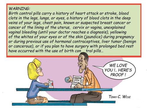 Warning: Birth control pills carry a history of heart attack or stroke....