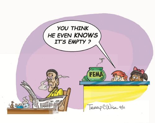 FEMA: 'You think he even knows it's empty?'