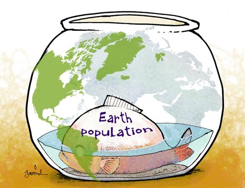 Earth population