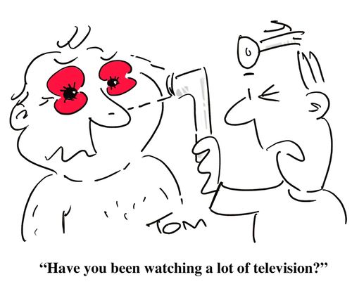 Poppies: 'Have you been watching a lot of television?'