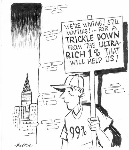 Trickle down...