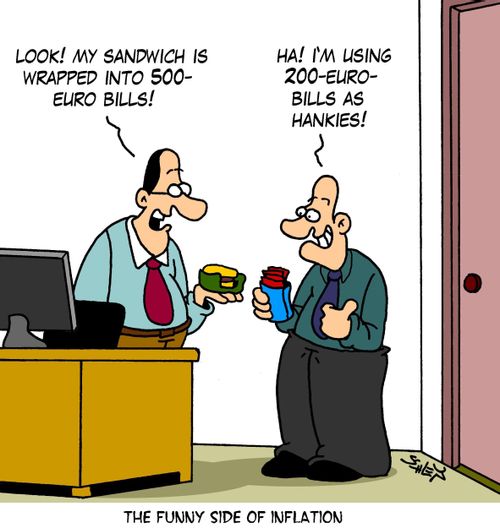 The funny side of inflation