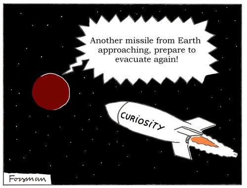 'Another missile from Earth approaching, prepare to evacuate again!'