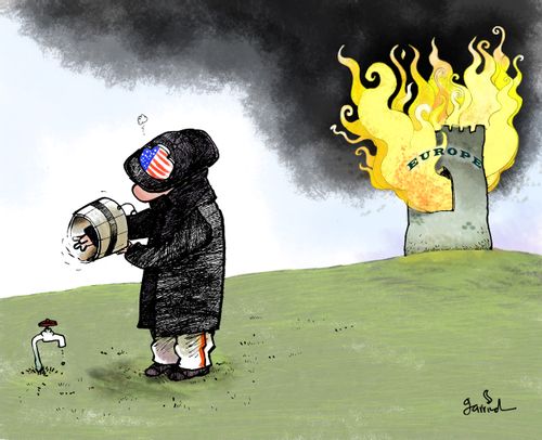 With the barrel dry, American is unable rescue Europe.