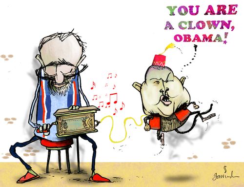 The show: 'You are a clown Obama!'