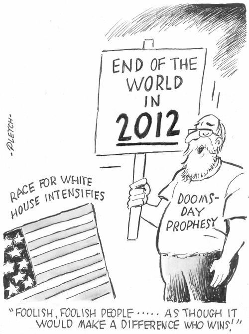 'Foolish, foolish people......as though it would make a difference who wins!'