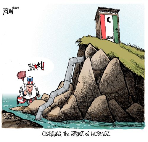 Clogging the Strait of Hormuz