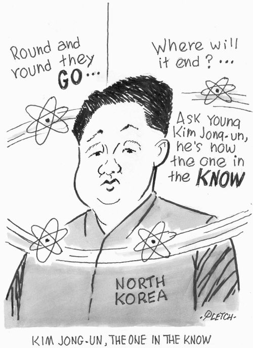 Kim Jong-Un, the one in the know.