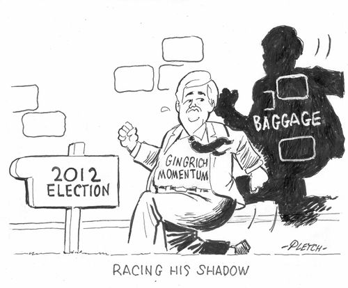 Newt Gingrich: Racing His Shadow