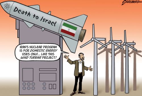 'Iran's nuclear program is for domestic energy uses only...like this wind turbine project.'