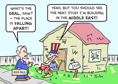 'You should see the neat stuff I'm building in the Middle East!'