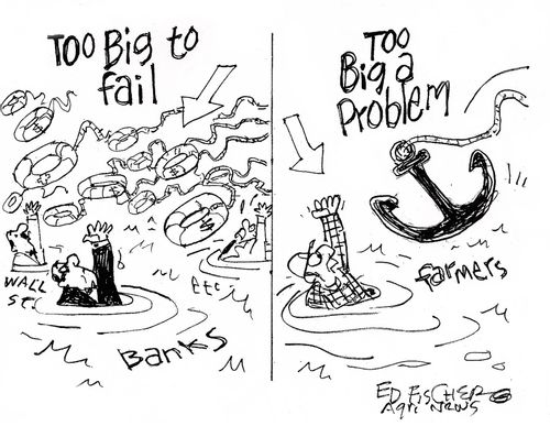 Too Big To Fail and Too Big A Problem.