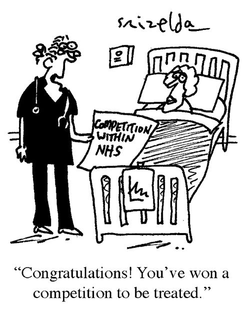 'Congratulations! You've won a competition to be treated.'