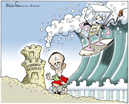 Rising Gas Prices Hitting the Economic Recovery.
