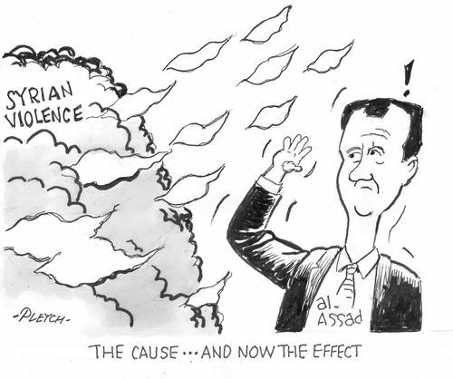 Syrian Violence: The cause....and now the effect.