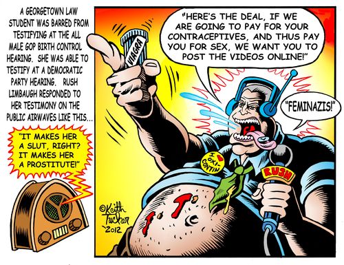 Grotesque & Rude: Rush Limbaugh opens his mouth again!