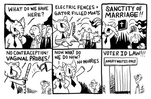 Republican Policies Lead to Voter ID Law: Angry Whites Only.