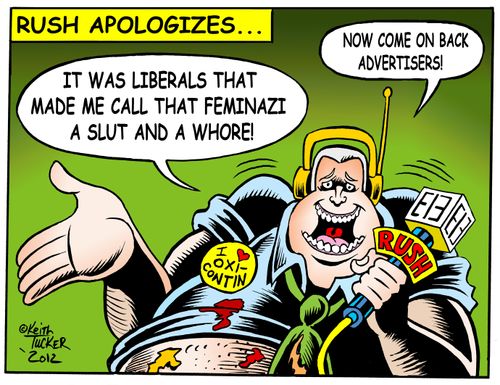 Rush Limbaugh 'apologizes' over Slutgate.
