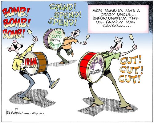 Most families have a crazy uncle...unfortunately, the U.S. family has several...