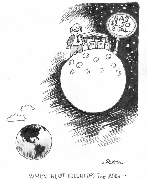 When Newt Colonizes the Moon...