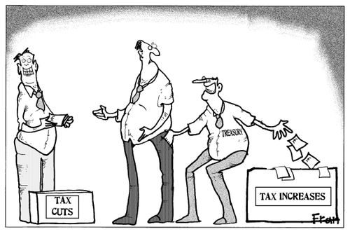 The fine balance of tax cuts and increases.
