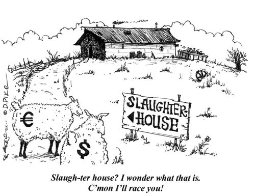 'Slaug-ter house? I wonder what that is. C'mon, I'll race you!'