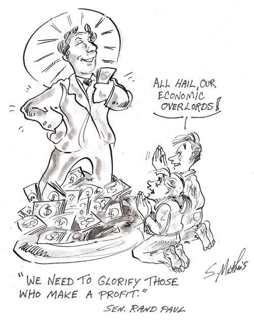 'All hail, our economic Overlords!'