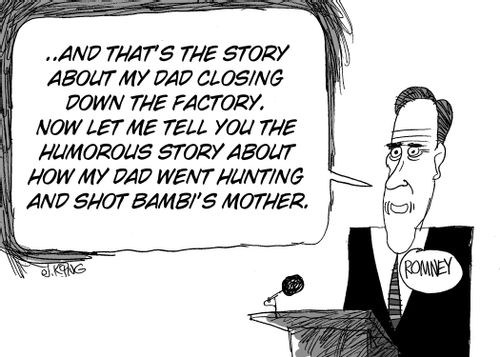 Mitt Romney's family tales.