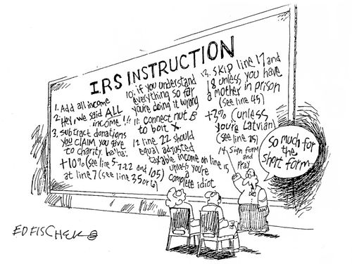 IRS tax instructions.