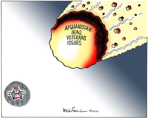Veterans issues about to hit Uncle Sam.