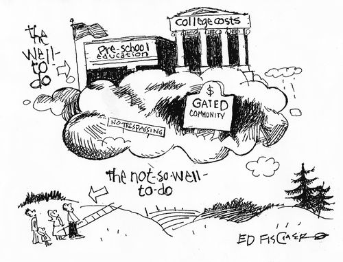 The Well-To-Do and the Not-So-Well-To-Do.