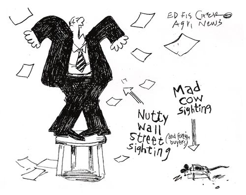Nutty Wall Street Sighting.