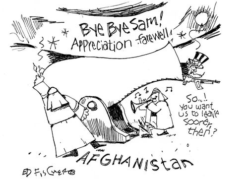 Afghanistan: 'Bye Bye Sam! Appreciation. . . Farewell.'