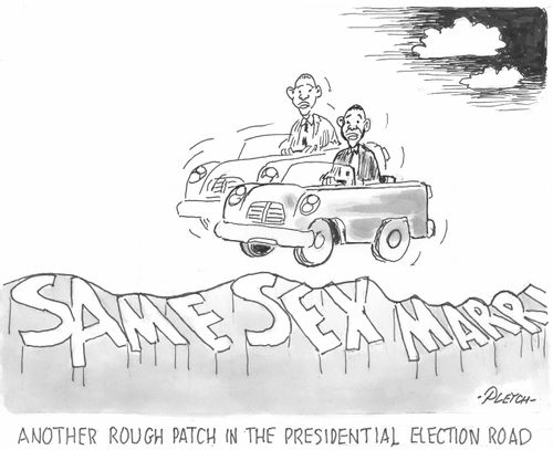 Another rough patch in the presidential election road.