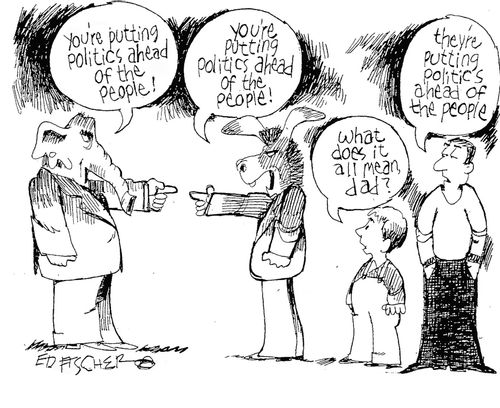 'You're putting politics ahead of the people!'