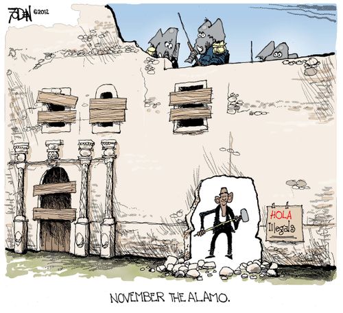 November the Alamo.