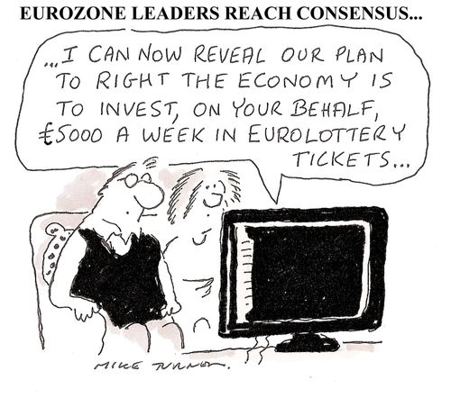 Eurozone leaders reach consensus. . .