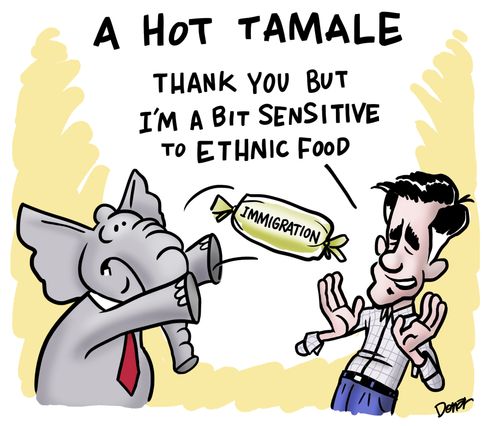 'Thank you but I'm a bit sensitive to ethnic food.'