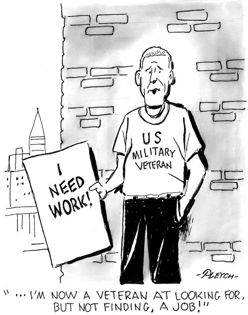 '...I'm now a veteran at looking for, but not finding, a job!'