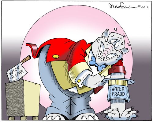 Republicans searching for fraud.