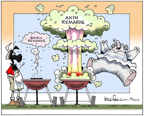 Akin Remarks explode in the Republican's face.