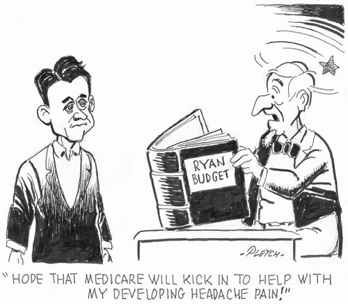 'Hope that Medicare will kick in to help with my developing headache pain!'