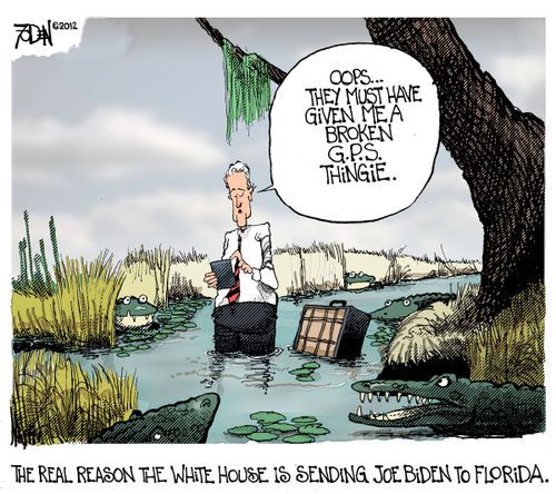 The real reason the White House is sending Joe Biden to Florida.