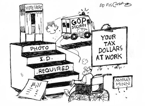 Photo ID for Voting: Your tax dollars at work.