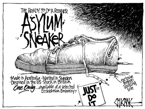 The ready to do a runner asylum sneaker - made in Australia, wanted in Sweden, despised in the US . . .