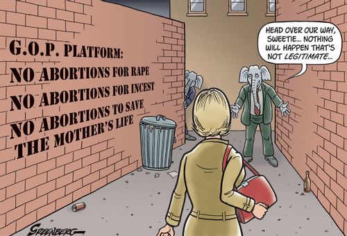 'Head over our way, sweetie. . . nothing will happen that's not legitimate. . .'