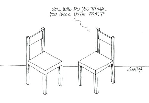 'So...who do you think you will vote for?'