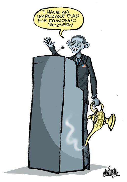 'I have an incredible plan for economic recovery.'
